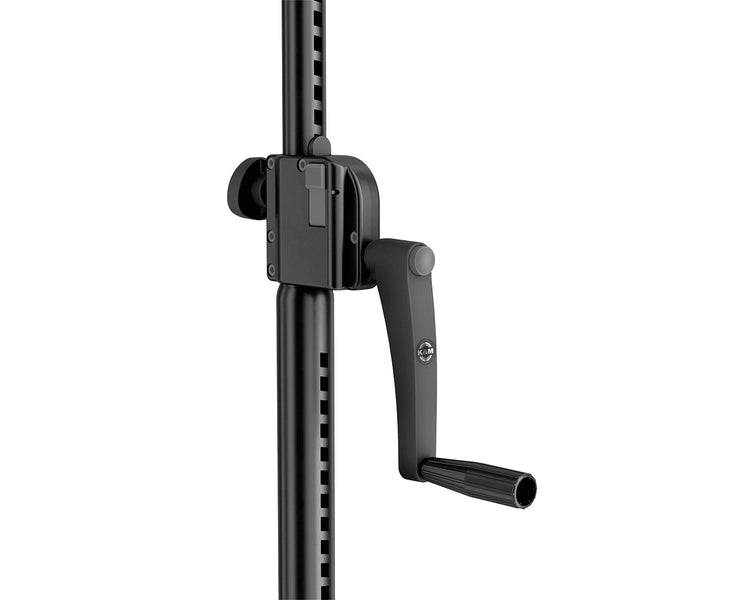 KMS24740 - K&M 24740 Wind up Stand for Lighting or Loudspeakers 1715 4000mm Black Image 4