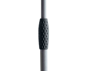 KMS260108 - K&M 26010 Mic Stand Straight Cast Base Grey Soft Touch Finish Image 2