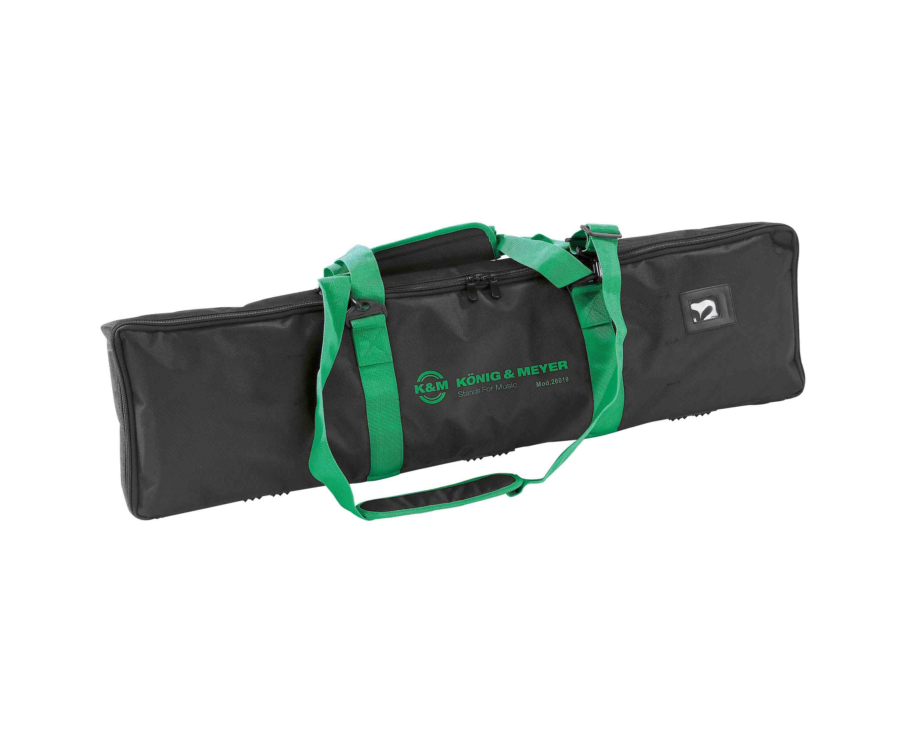 KMS26019 - K&M 26019 Carrying Case for 3 Microphone Stands with Round Base Image 1
