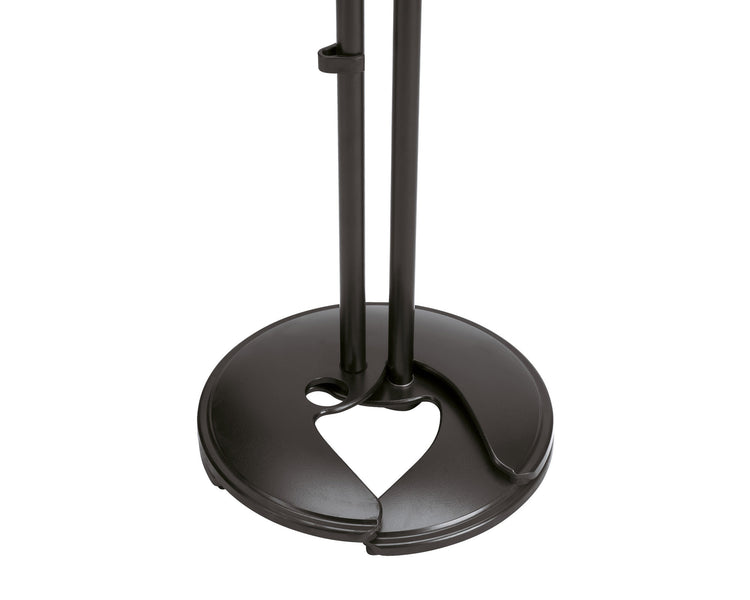 KMS26045 - K&M 26045 Mic Stand Straight Stackable (up to 5) Cast Base Black Image 2