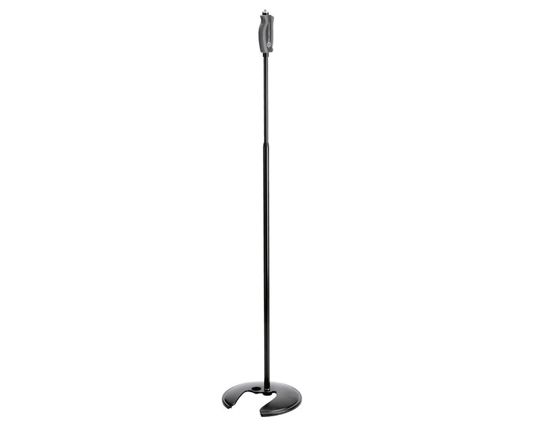 KMS26075 - K&M 26075 Mic Stand Stackable with One Hand Clutch Adjust Black Image 1