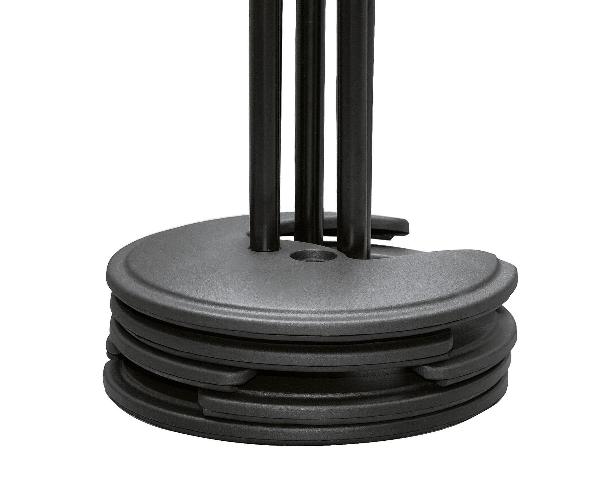 KMS26075 - K&M 26075 Mic Stand Stackable with One Hand Clutch Adjust Black Image 4