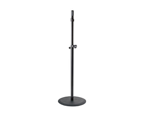 KMS26737 - K&M 26737 Round Base Speaker Stand with Ring Lock BLACK Image 1
