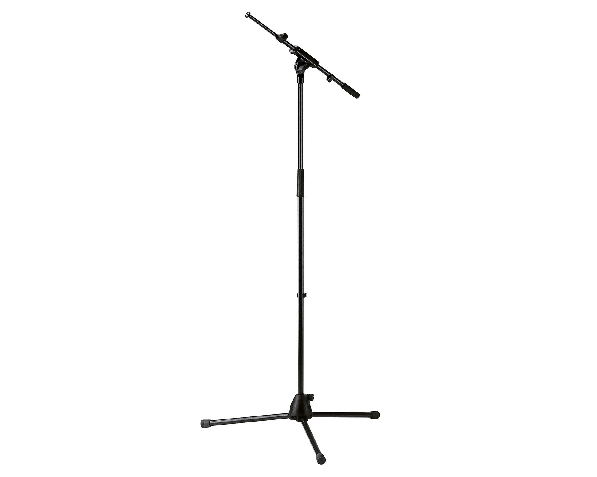 KMS27195 - K&M 27195 Fibreglass Reinforced Plastic Base Mic Stand Black Image 1