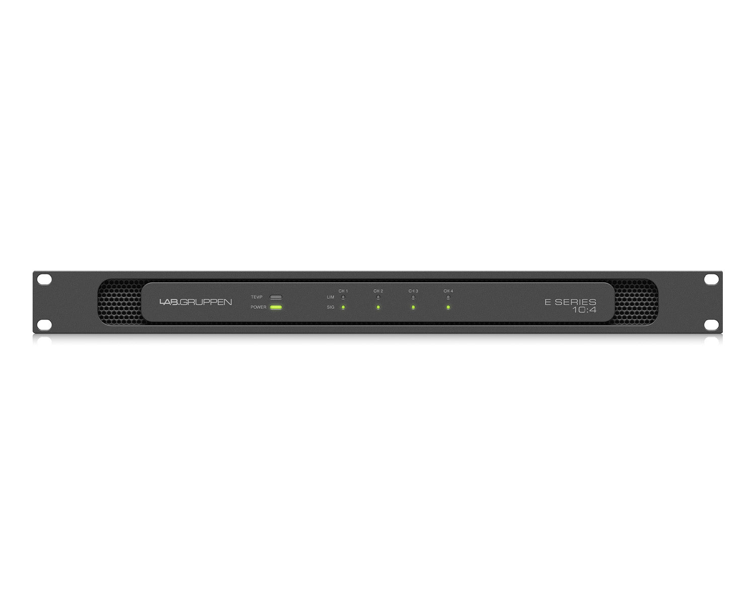 LABE104 - Lab Gruppen E10:4 Energy Efficient Class D Amplifier 4x250W 19inch 1U Image 3