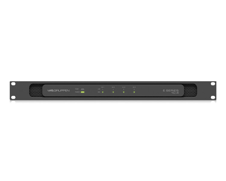 LABE104 - Lab Gruppen E10:4 Energy Efficient Class D Amplifier 4x250W 19inch 1U Image 3