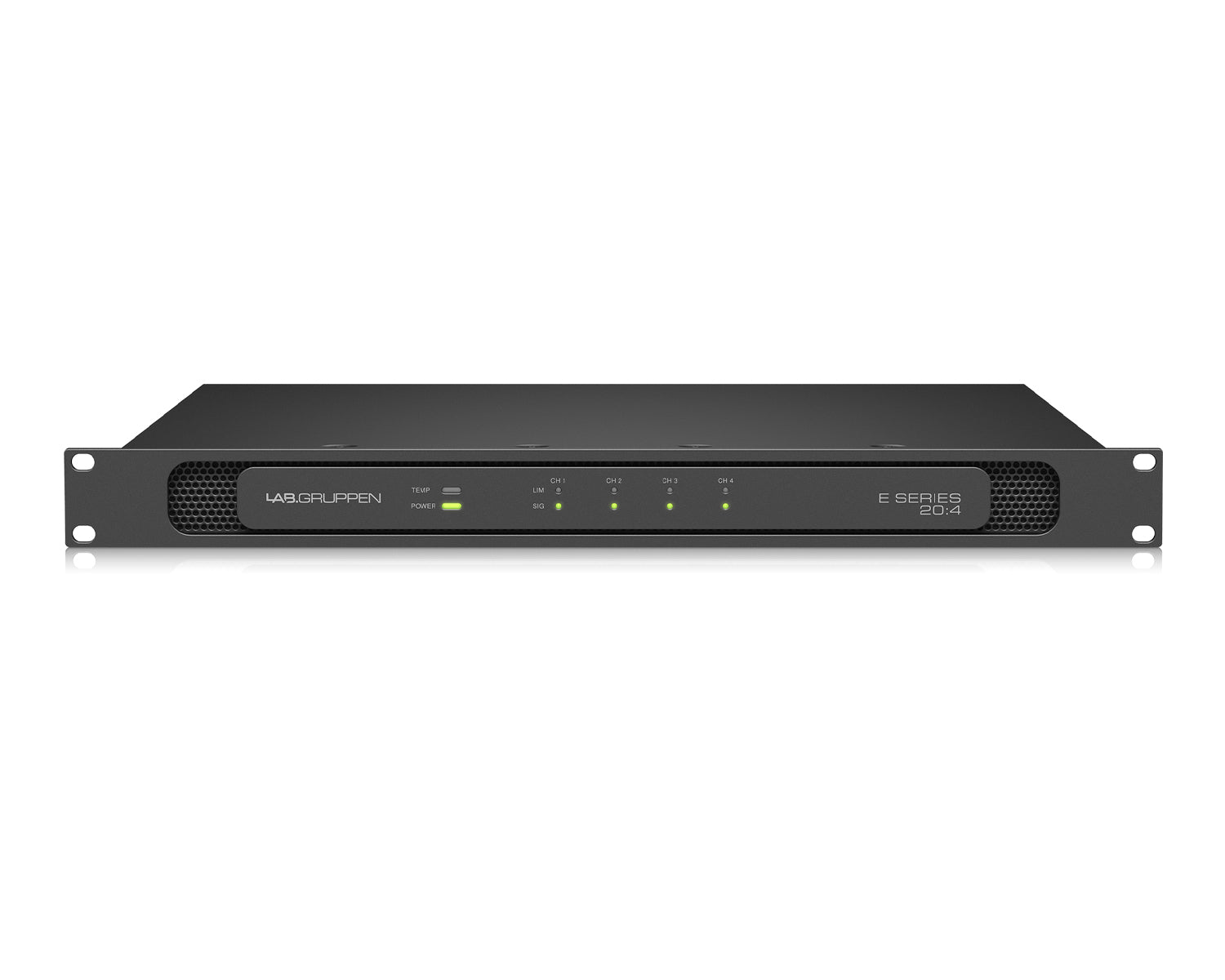 LABE204 - Lab Gruppen E 20:4 Energy Efficient Class D Amplifier 4x500W 19inch 1U Image 1