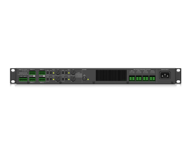 LABE204 - Lab Gruppen E 20:4 Energy Efficient Class D Amplifier 4x500W 19inch 1U Image 4