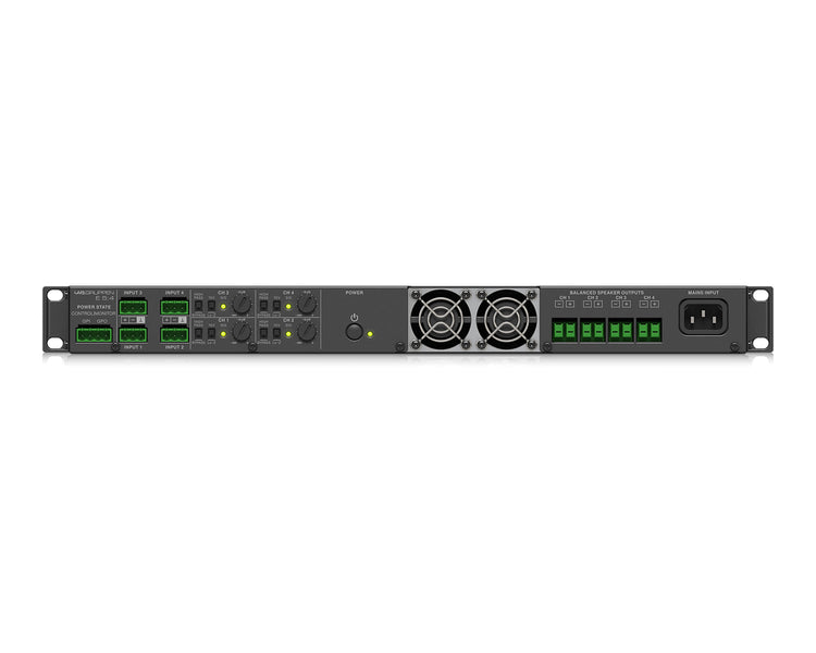 LABE54 - Lab Gruppen E5:4 Energy Efficient Class D Amplifier 4x125W 19inch 1U Image 5