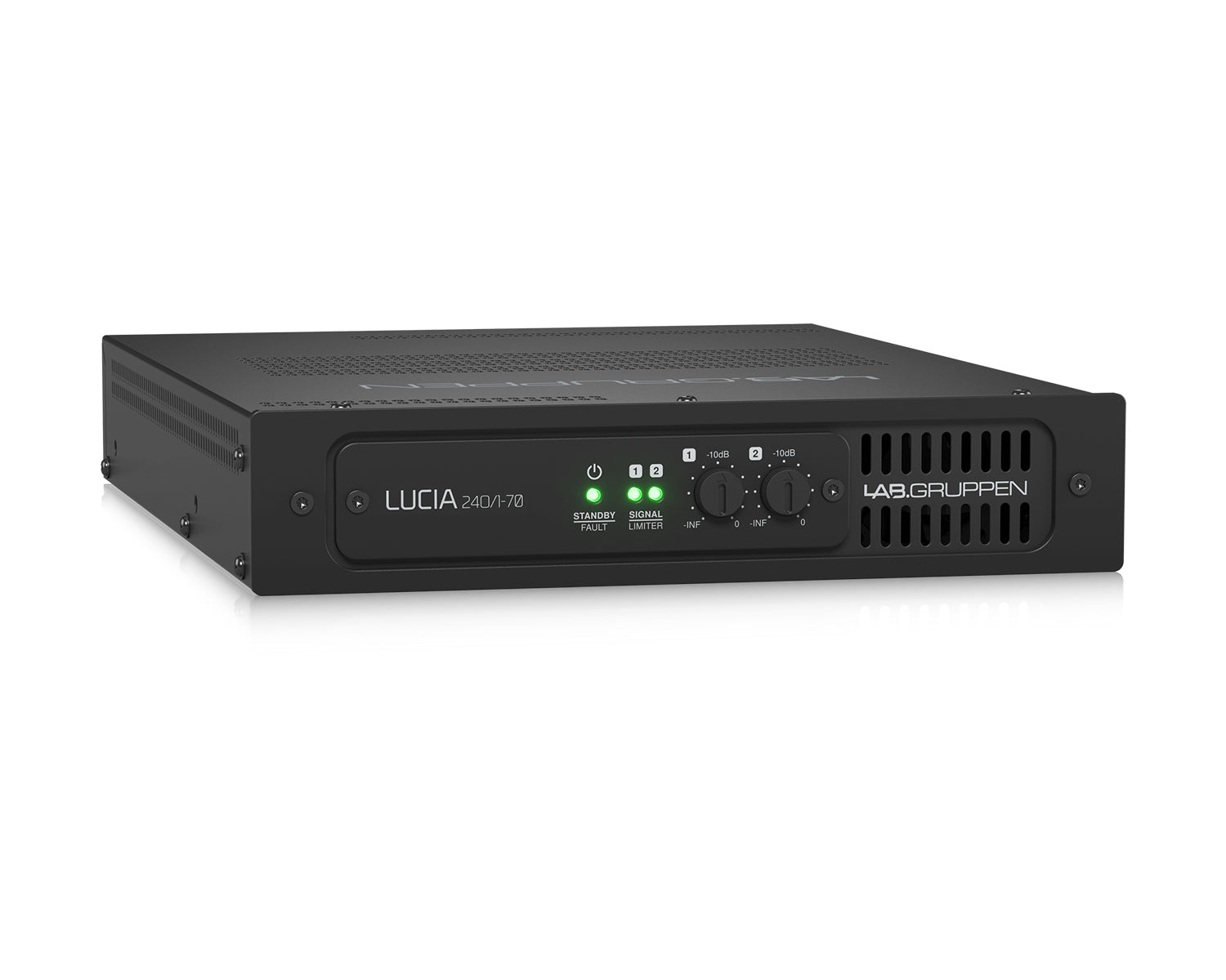 LABL240170 - Lab Gruppen LUCIA 240 or 1 70 1 Channel Compact Amplifier 1x240W and DSP Image 3