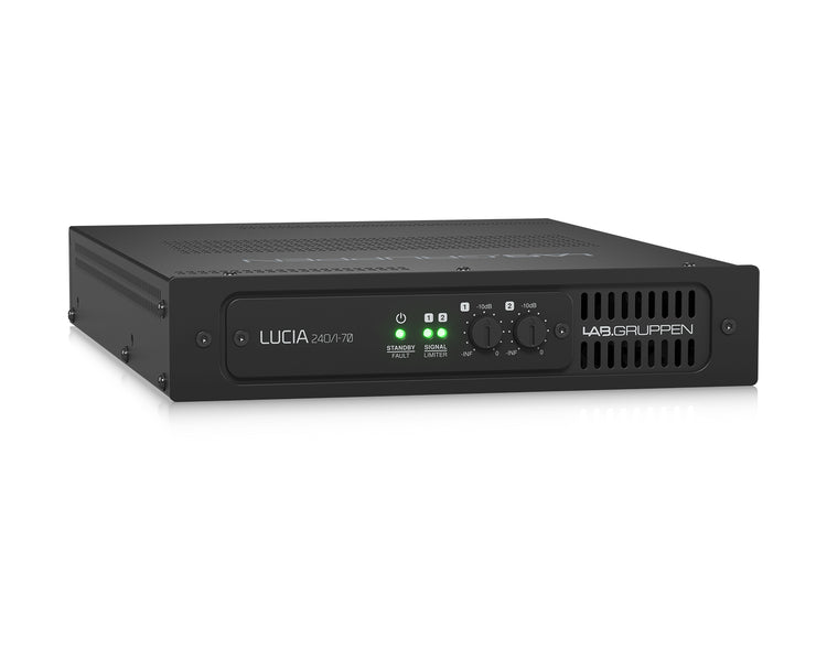 LABL240170 - Lab Gruppen LUCIA 240 or 1 70 1 Channel Compact Amplifier 1x240W and DSP Image 3