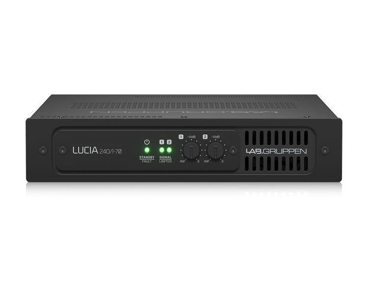LABL2402 - Lab Gruppen LUCIA 240 or 2 2 Channel Compact Amplifier 2x120W and DSP Image 1