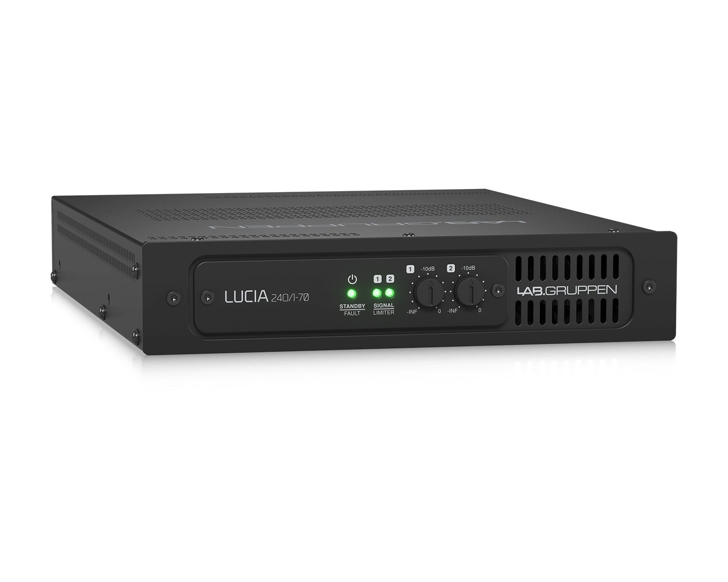LABL2402 - Lab Gruppen LUCIA 240 or 2 2 Channel Compact Amplifier 2x120W and DSP Image 3