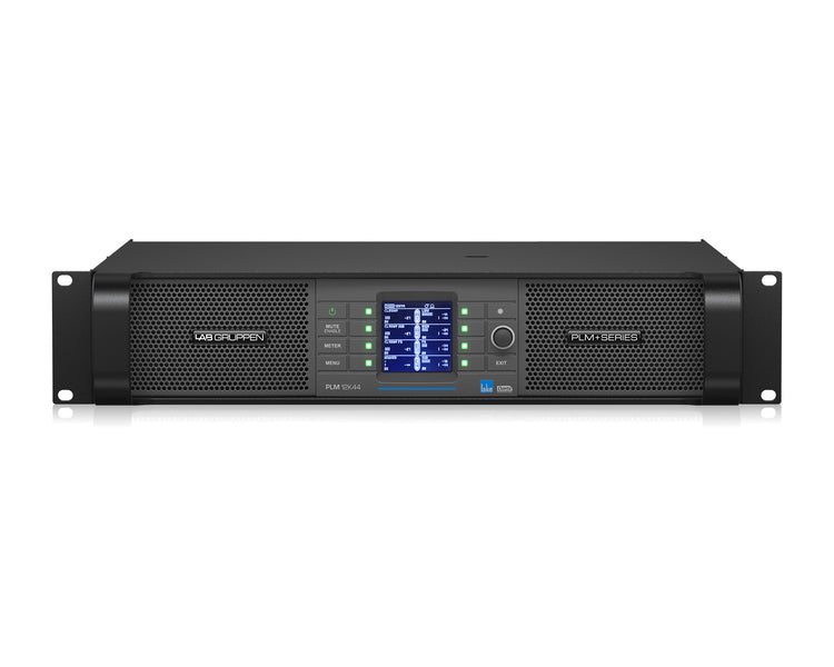 LABPLM120K44B - Lab Gruppen PLM and 12K44 BP Power Amp 4X3000W Binding Out or DSP and Dante 2U  Image 1
