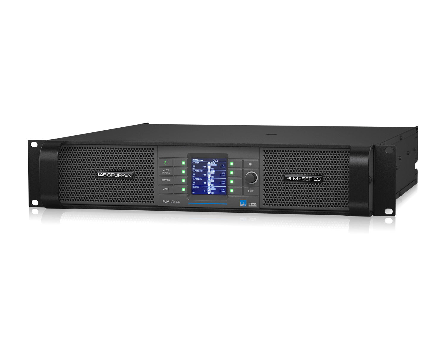 LABPLM120K44B - Lab Gruppen PLM and 12K44 BP Power Amp 4X3000W Binding Out or DSP and Dante 2U  Image 4
