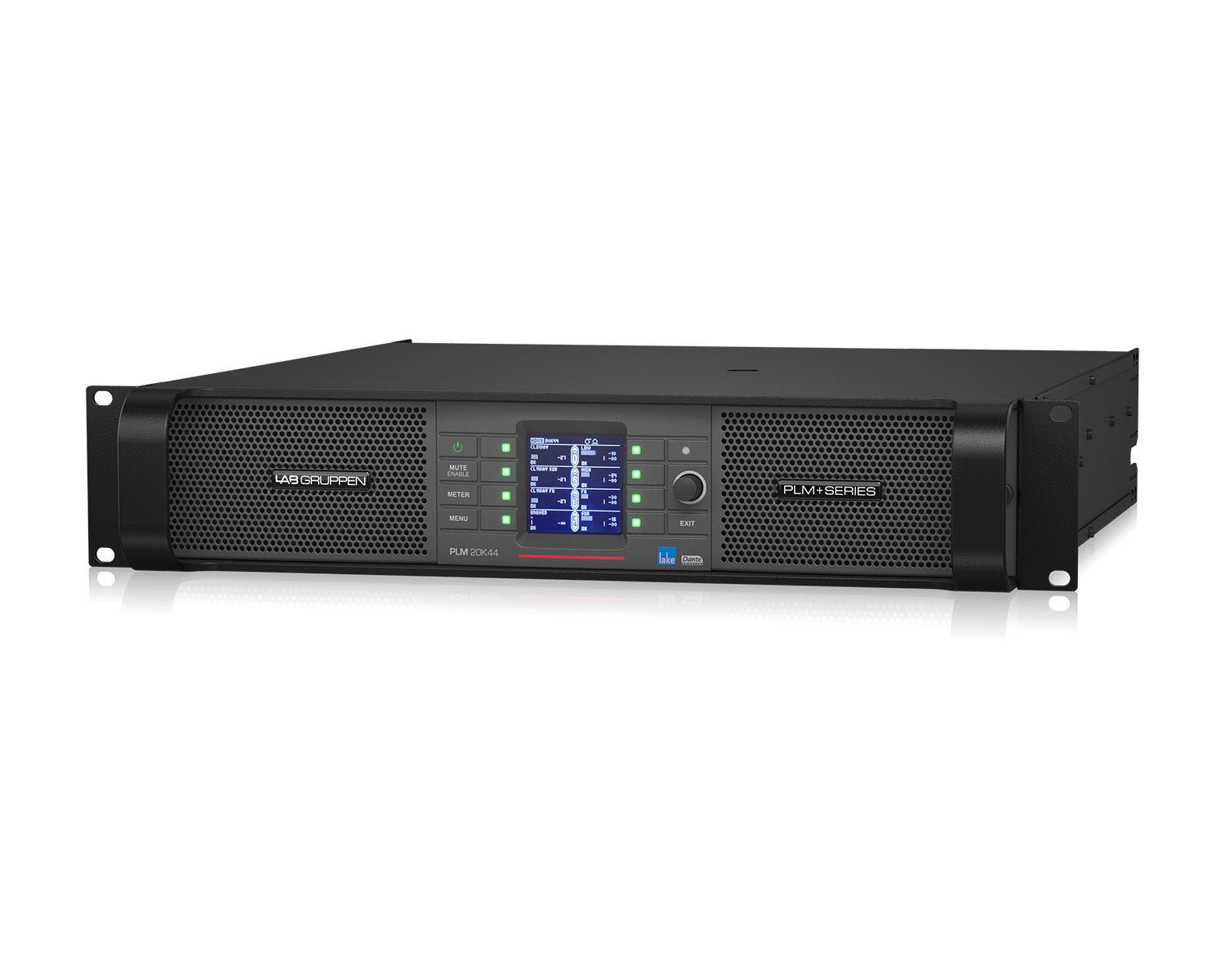 LABPLM20K44S - Lab Gruppen PLM and 20K44 SP Power Amp 4X5000W SpeakON Out or DSP and Dante 2U  Image 4