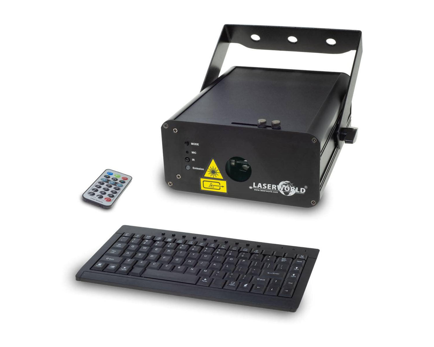 LASCS500RGBKT - Laserworld CS 500RGB KeyTEX 500mW Text and Pattern Projection Laser ILDA Image 1