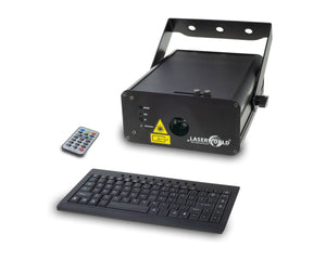 LASCS500RGBKT - Laserworld CS 500RGB KeyTEX 500mW Text and Pattern Projection Laser ILDA Image 1