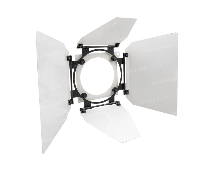 LDRCETBDW - LDR 4 Leaf Barn Door 15cm or 6inch for Centra LED Lanterns White Image 1