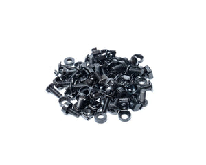 LEIRNBW25 - Leisuretec Pack of 25 M6 Rack Cage Nut and Bolt and Cup Washer Set Image 1