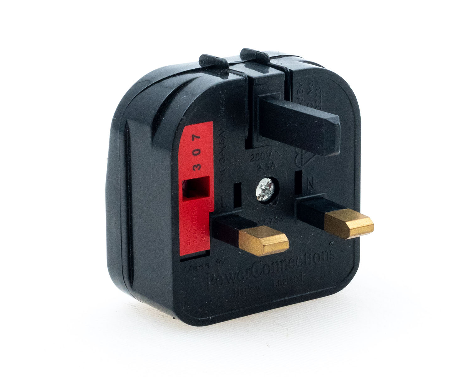 LEISPE1210 - Leisuretec Snap on EU to UK Adaptor Plugs Image 1