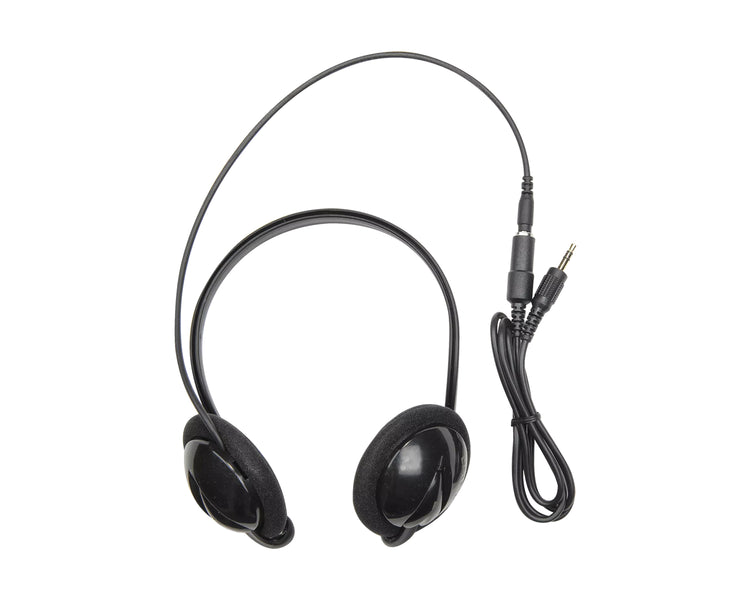 LISLA403 - Listen Technologies LA 403 Universal Behind the Head Stereo Headphones Male 3.5mm TRS Image 1