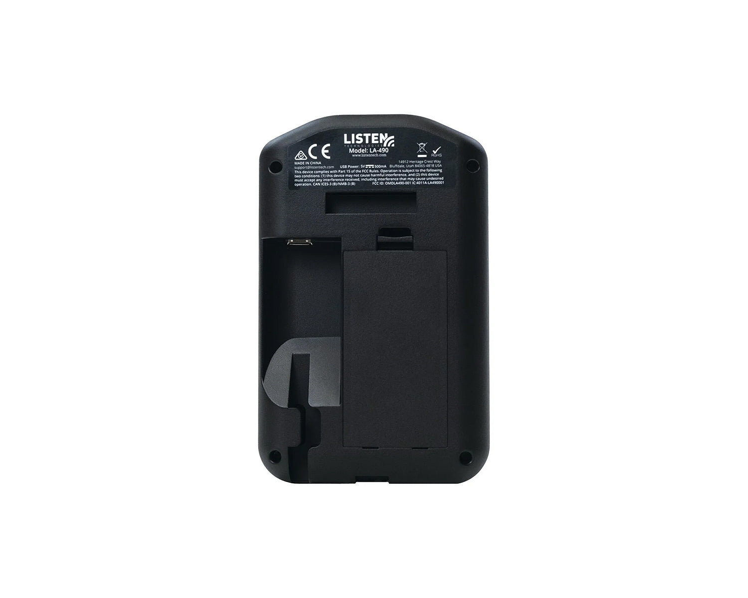 LISLA490 - Listen Technologies LA 490 ListenWIFI Wall Mounted Bluetooth or IR Beacon Image 2