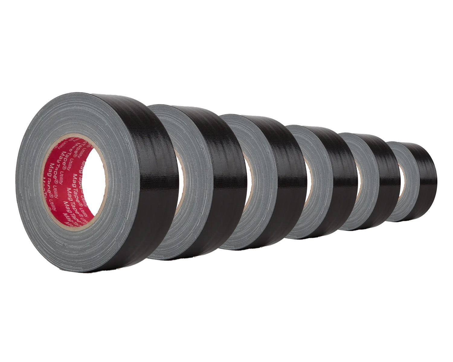 LMKCTGUT50BK6 - Le Mark MagTape UTILITY Gloss Gaffer Tape 50mmx50m BLACK *6 PACK* Image 1