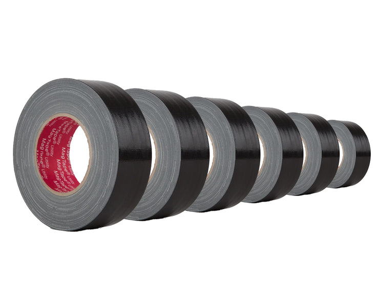 LMKCTGUT50BK6 - Le Mark MagTape UTILITY Gloss Gaffer Tape 50mmx50m BLACK *6 PACK* Image 1