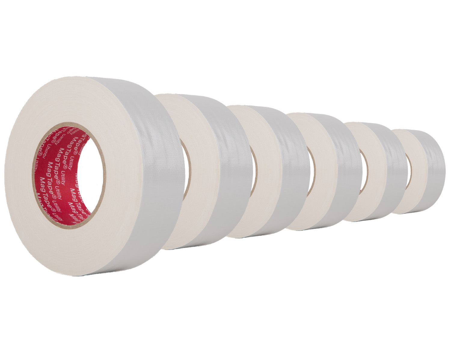 LMKCTGUT50W6 - Le Mark MagTape UTILITY Gloss Gaffer Tape 50mmx50m WHITE *6 PACK* Image 1