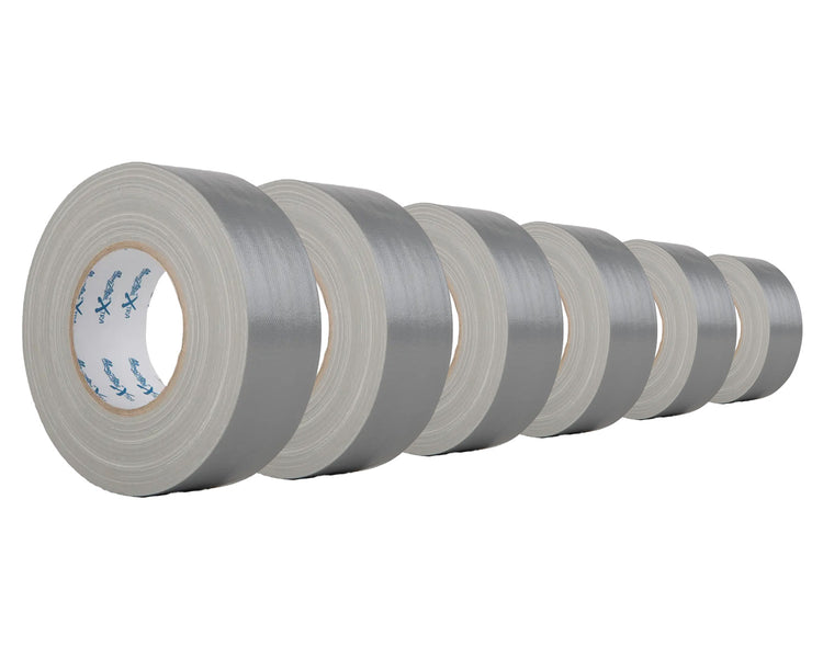 LMKCTME50S6 - Le Mark MagTape XTRA GLOSS Gaffer or Duct Tape 50mmx50m SILVER *6 PACK* Image 1