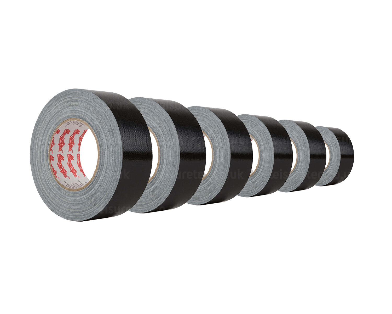 LMKCTMG50BK6 - Le Mark MagTape ORIGINAL Gloss Gaffer or Duct Tape 50mmx50m BLACK *6 PACK* Image 1