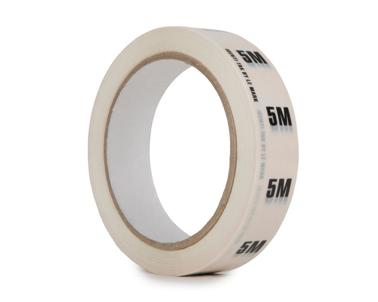 LMKIDT25W5 - Le Mark Identi Tak Cable Length ID Tape 24mm x 33m 5M White Image 1