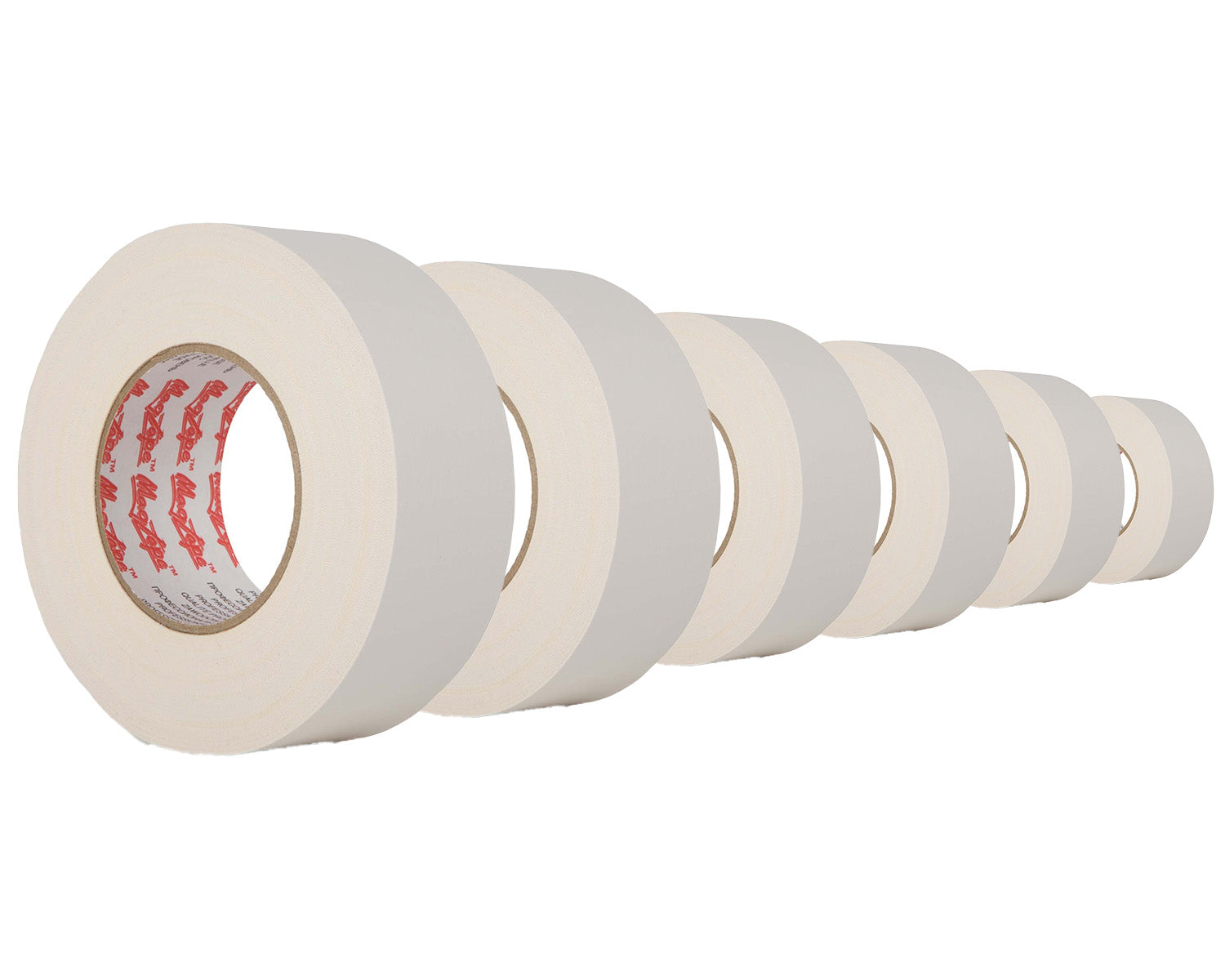LMKMTM500W6 - Le Mark MagTape MATT 500 Gaffer Tape 50mm x 50m WHITE *6 PACK* Image 1