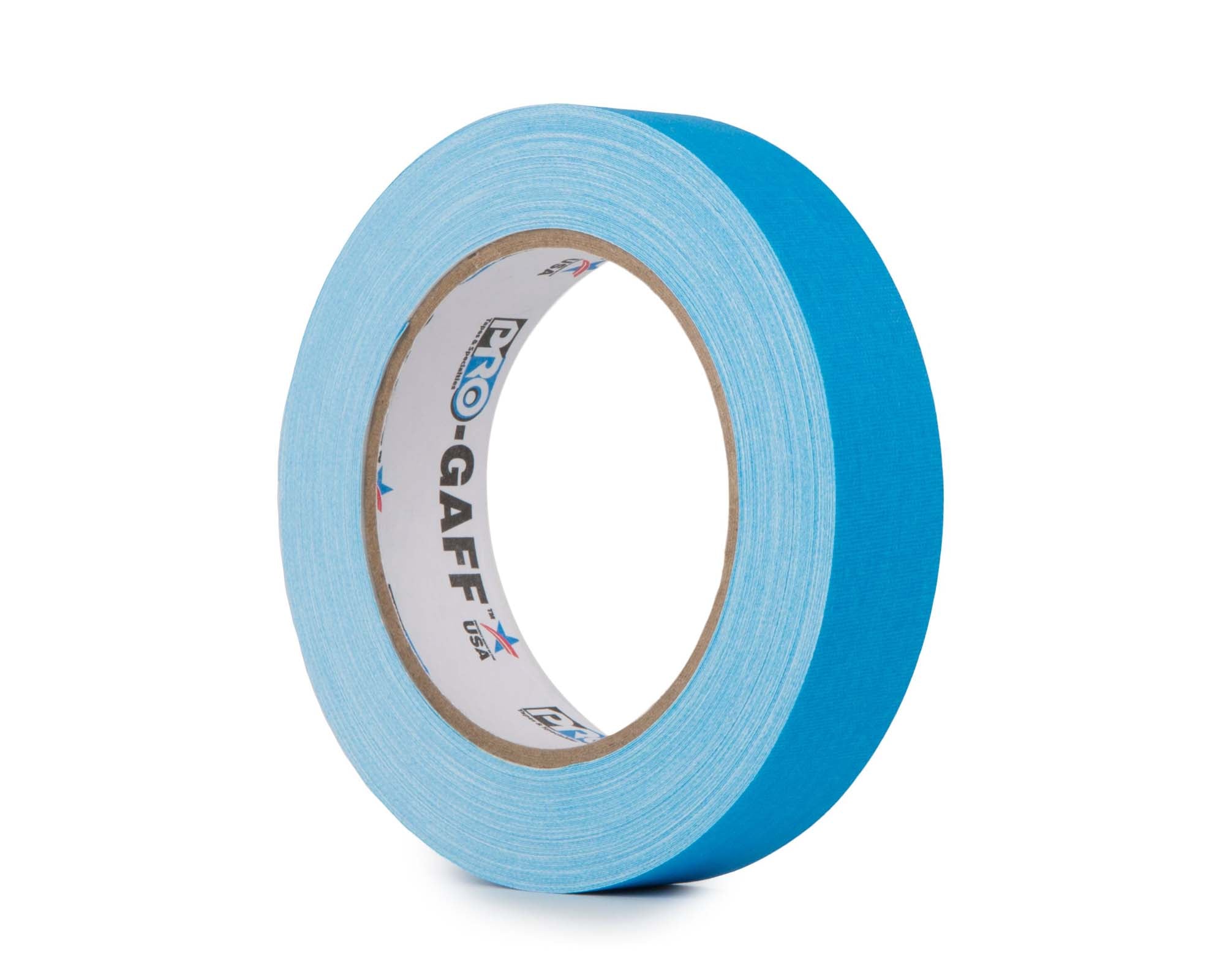 LMKPGF2425BL - Le Mark Pro Gaff FLUORESCENT Gaffer Tape 24mm x 25yds BLUE Image 1