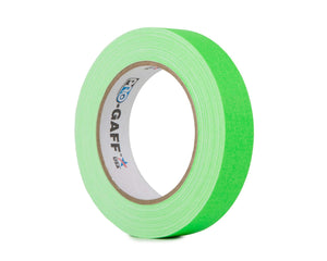 LMKPGF2425GN - Le Mark Pro Gaff FLUORESCENT Gaffer Tape 24mm x 25yds GREEN Image 1