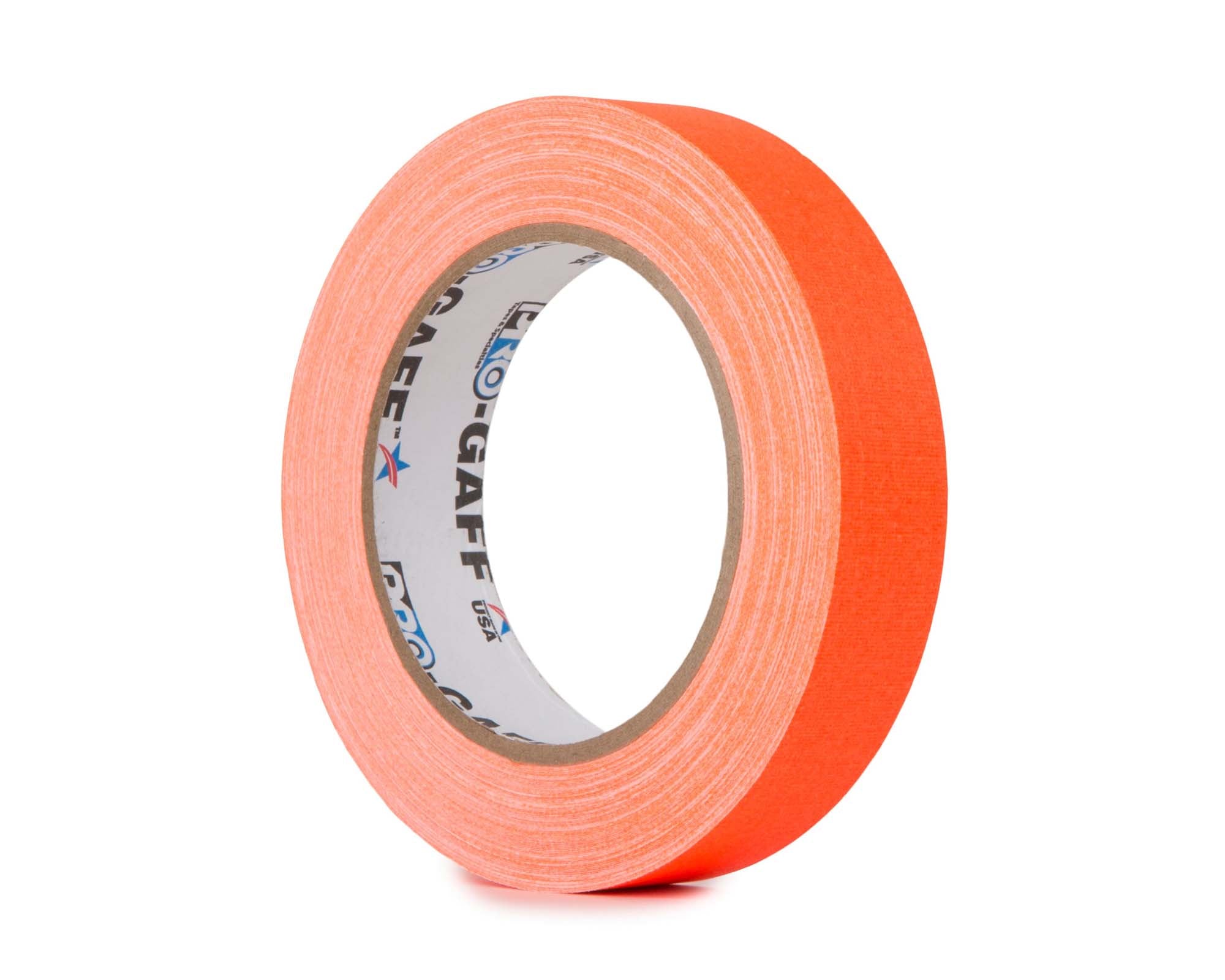 LMKPGF2425OR - Le Mark Pro Gaff FLUORESCENT Gaffer Tape 24mm x 25yds ORANGE Image 1