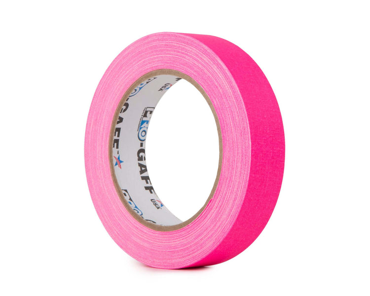 LMKPGF2425PI - Le Mark Pro Gaff FLUORESCENT Gaffer Tape 24mm x 25yrds PINK Image 1
