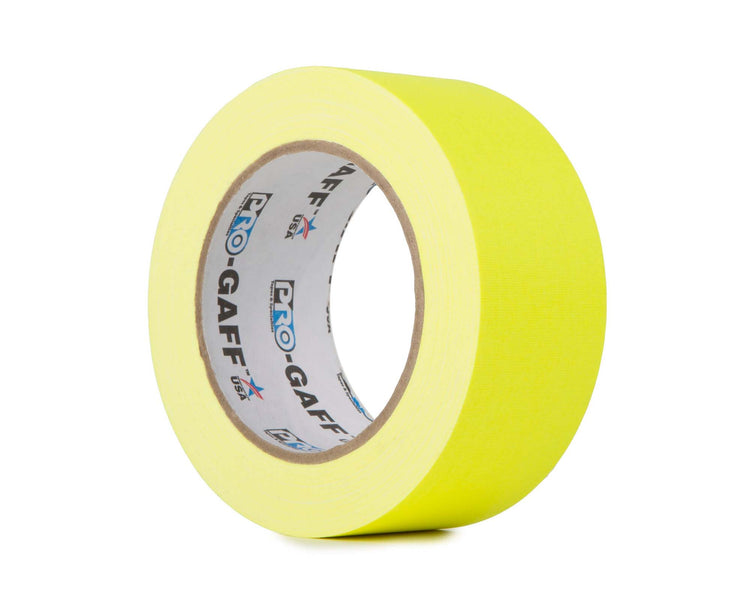 LMKPGF4825YE - Le Mark Pro Gaff FLUORESCENT Gaffer Tape 48mm x 25yds YELLOW Image 1
