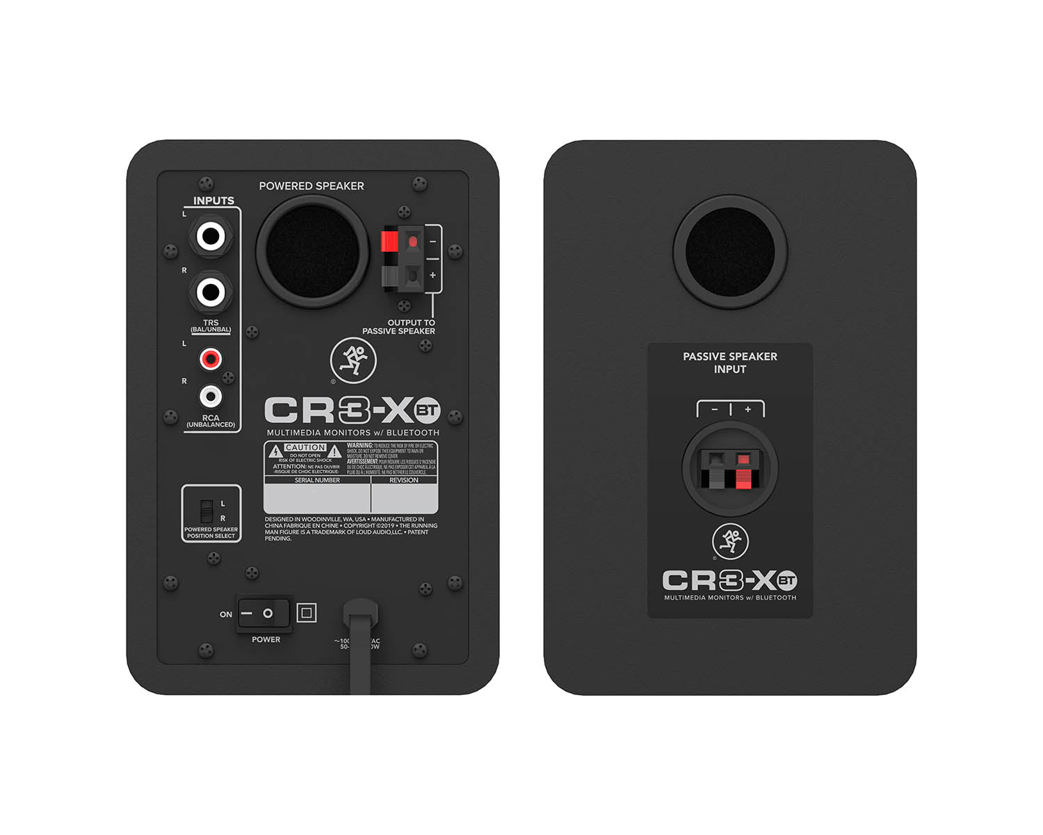 MACCR3XBT - Mackie CR3 XBT 3inch Active Multimedia Monitors and Bluetooth PAIR Image 3