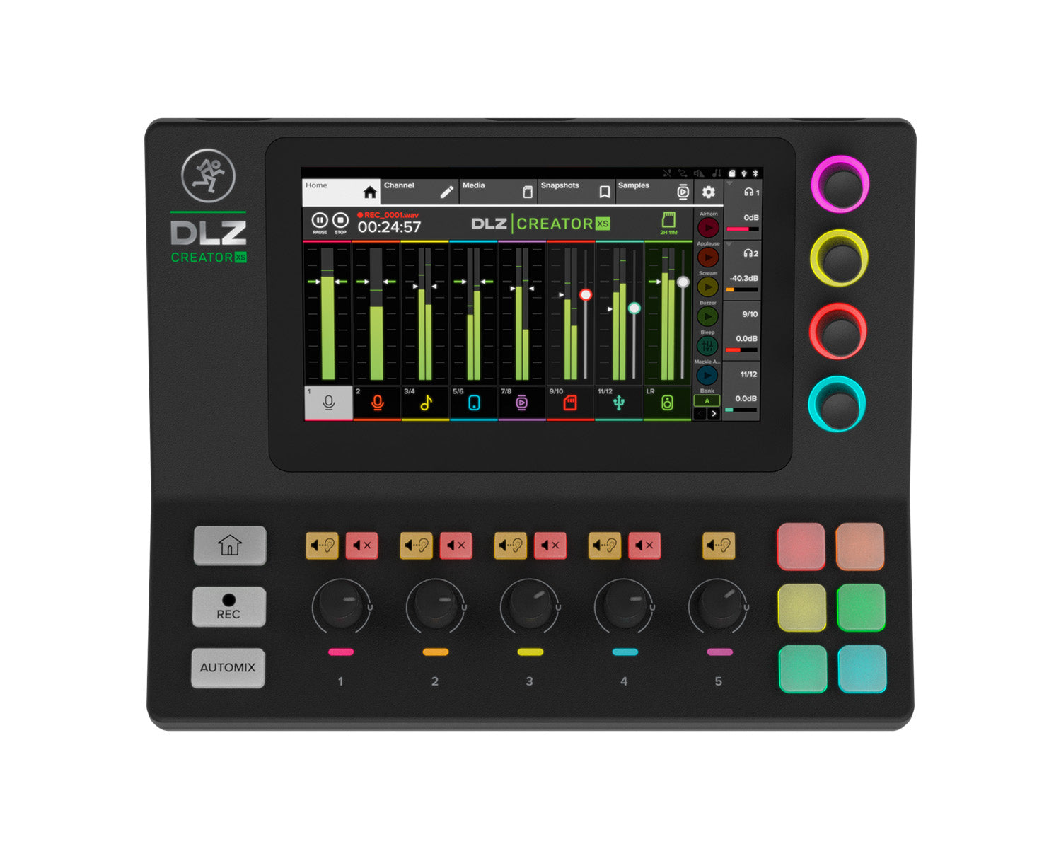 MACDLZCREXS - Mackie DLZ Creator XS Digital Mixer for Podcasting or Streaming Image 2