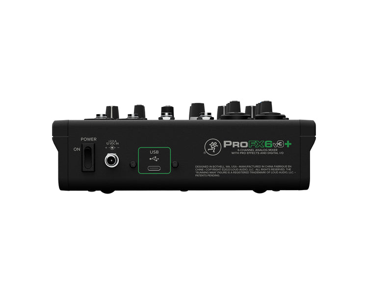 MACPFX6V3P - Mackie ProFX6v3 and 6ch Professional Effects Mixer with USB and Bluetooth Image 5