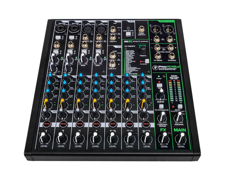 MACPROFX10V3 - Mackie ProFX10v3 10ch Professional Effects Mixer with USB  Image 2