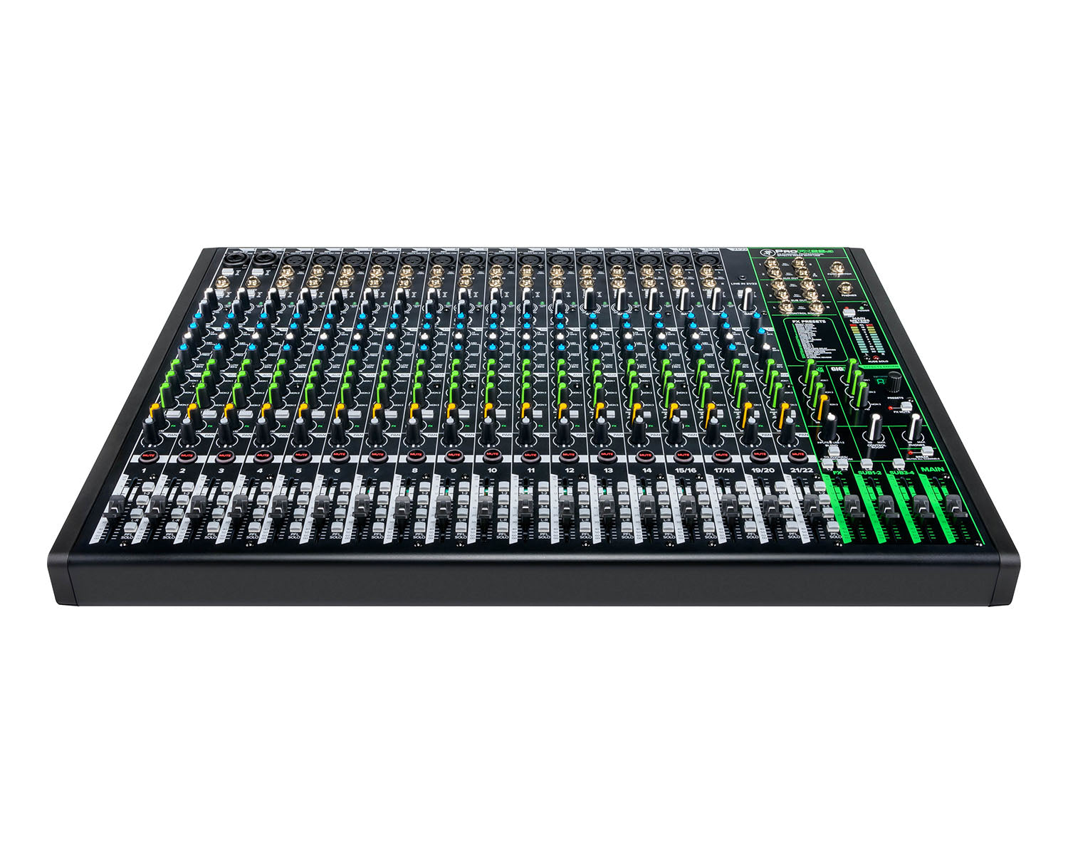 MACPROFX22V3 - Mackie ProFX22v3 22ch Professional 4 Bus Effects Mixer with USB  Image 2