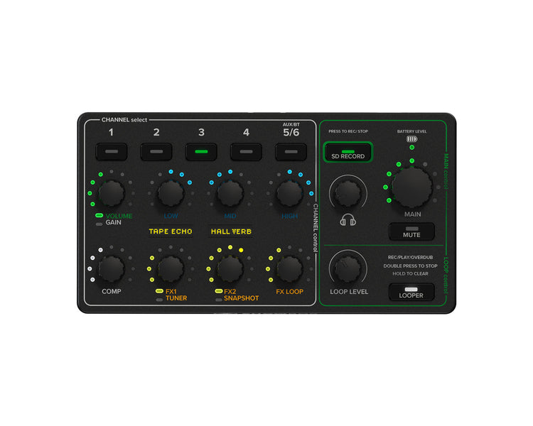 MACSHOWBOX - Mackie Showbox 8inch Battery Powered Loudspeaker with 6 Ch Mixer or Controller Image 10