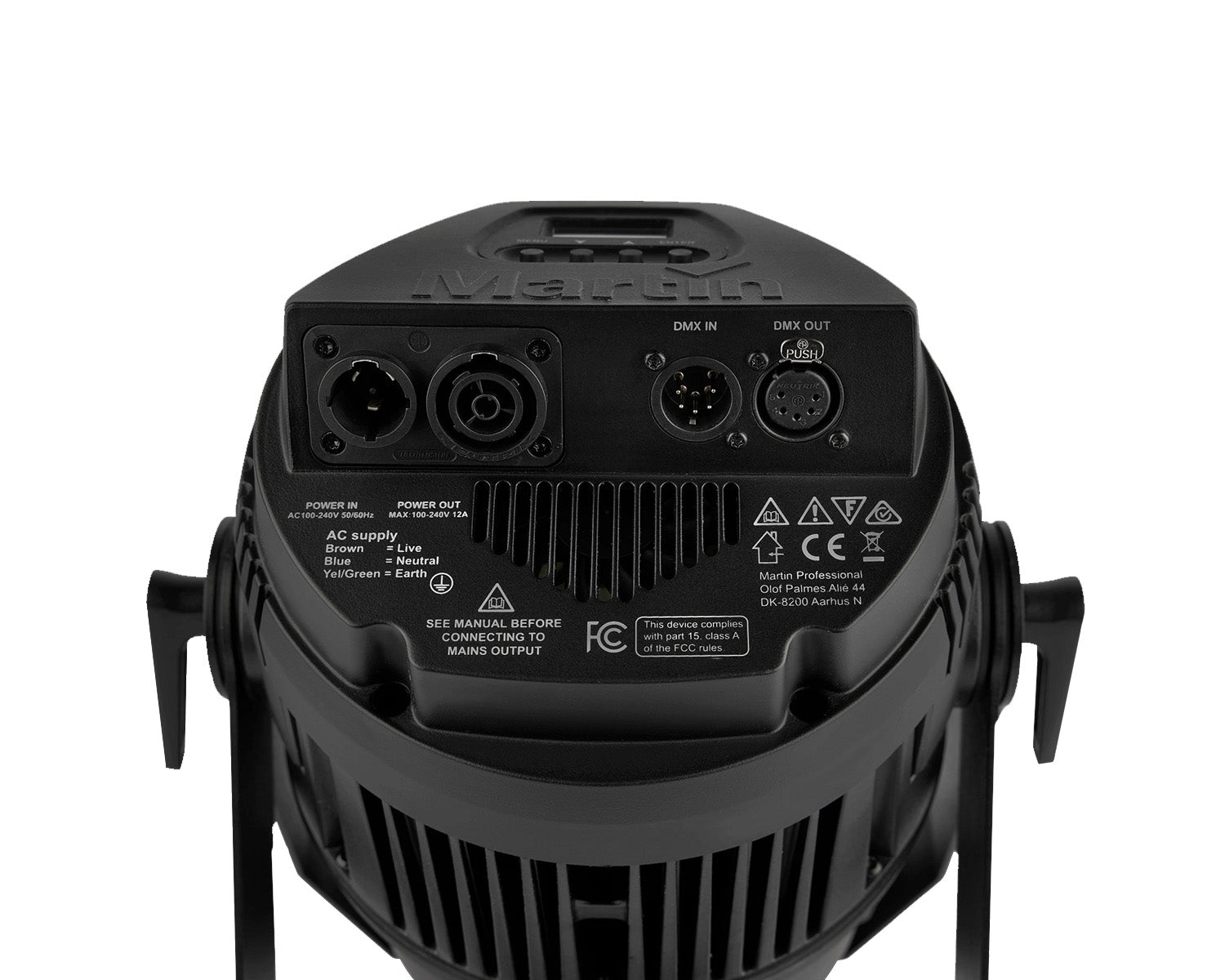 MAR1910 - Martin Professional ELP PAR Static 7x40W RGBW LED PAR Fixture 4.2 58degree Zoom Blk Image 9