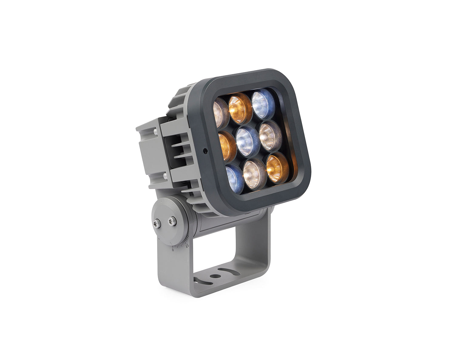 MAR1973 - Martin Professional Exterior Wash Pro S CTC 9xWhite LEDs Aluminium IP66 Grey Image 1