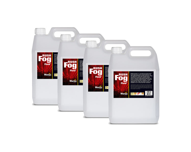 MARRFF45 - Martin Professional Rush Fog Fluid  Box of 4 x 5 Litre Bottles Image 1