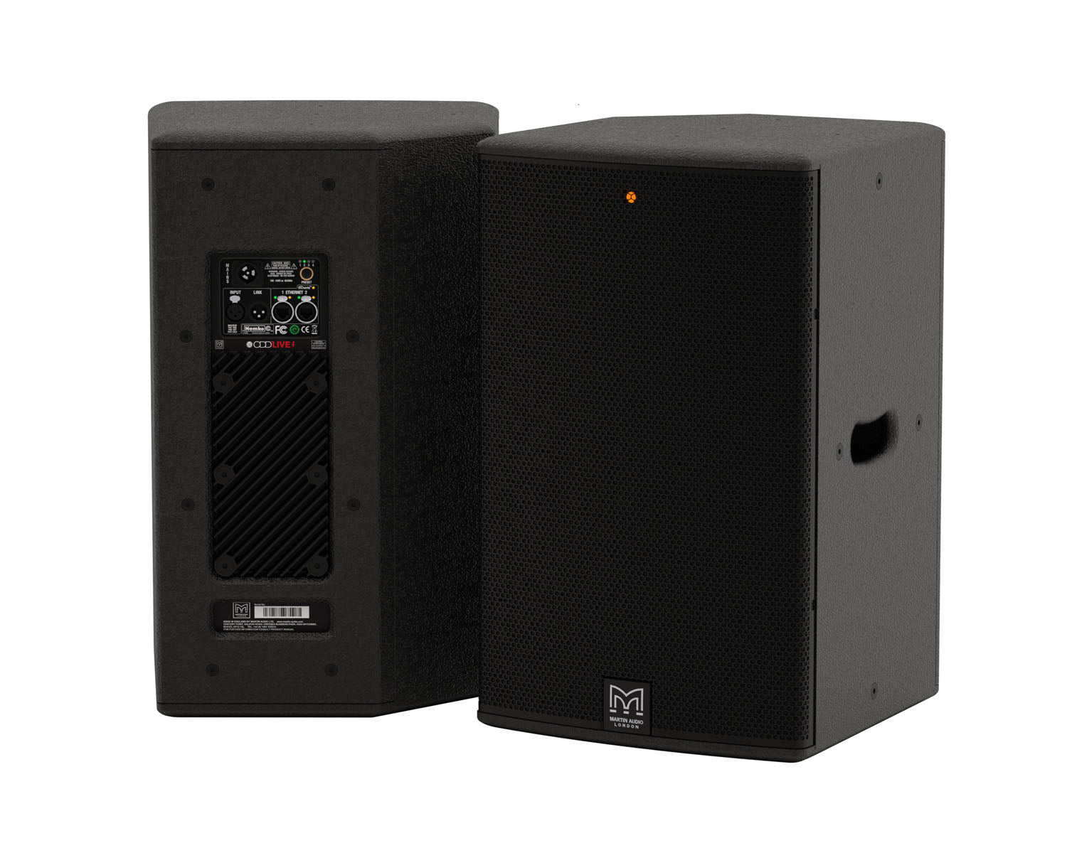 MAUCDDL12 - Martin Audio CDDLIVE12 12inch 2 Way Active Speaker with 1inch HF Unit Black  Image 7