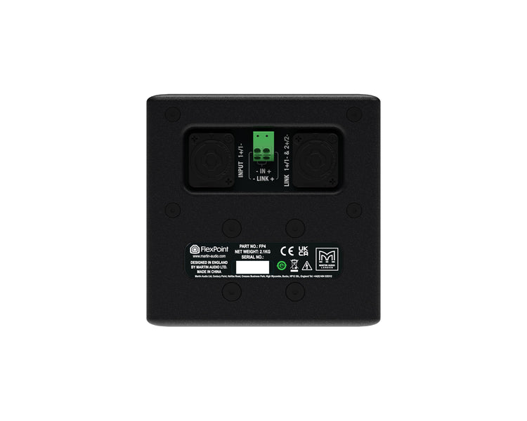 MAUFP4 - Martin Audio FlexPoint FP4 4inch 2 Way Install or Portable Coaxial Speaker Black Image 3